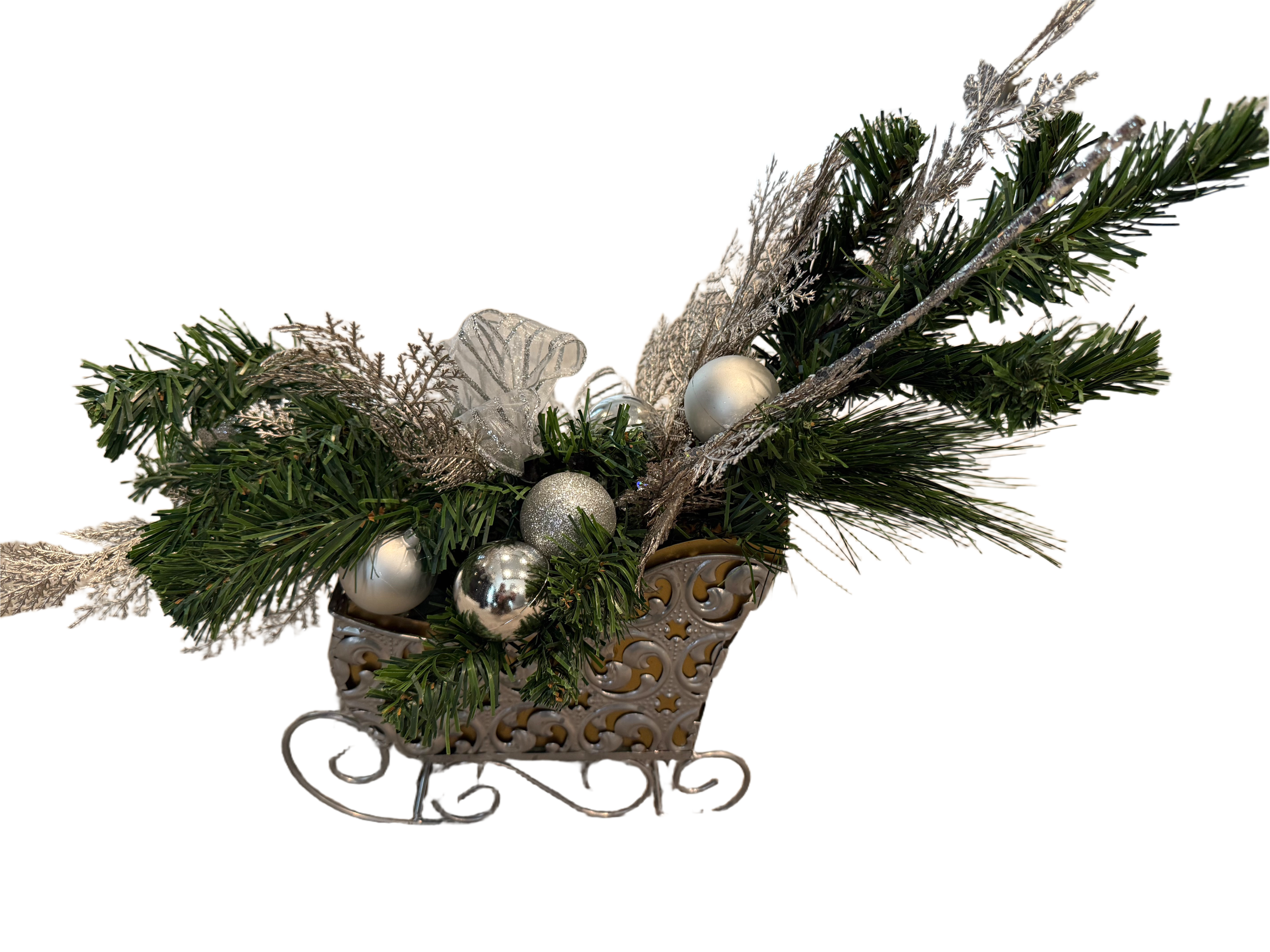Silver and Gold Sleigh